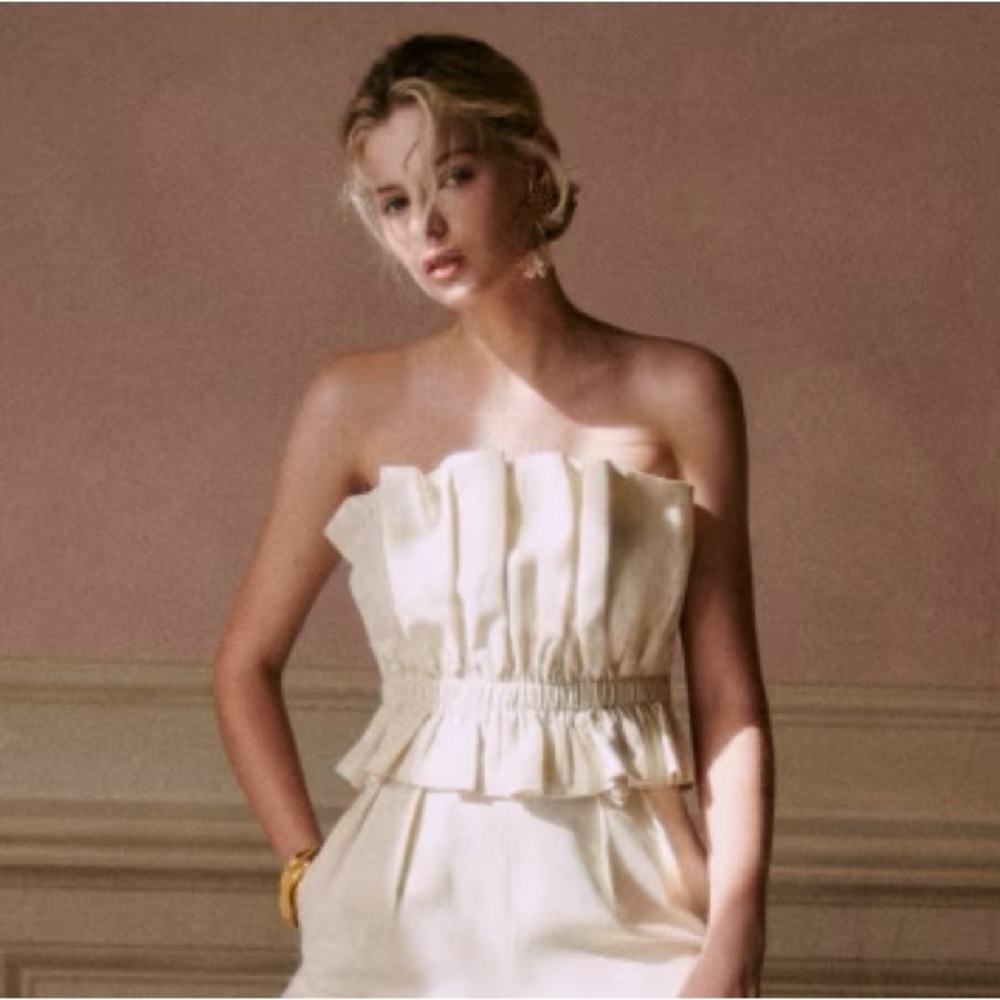 Sezane Bustier. Gioia Purple. 36 - Picture 9 of 14